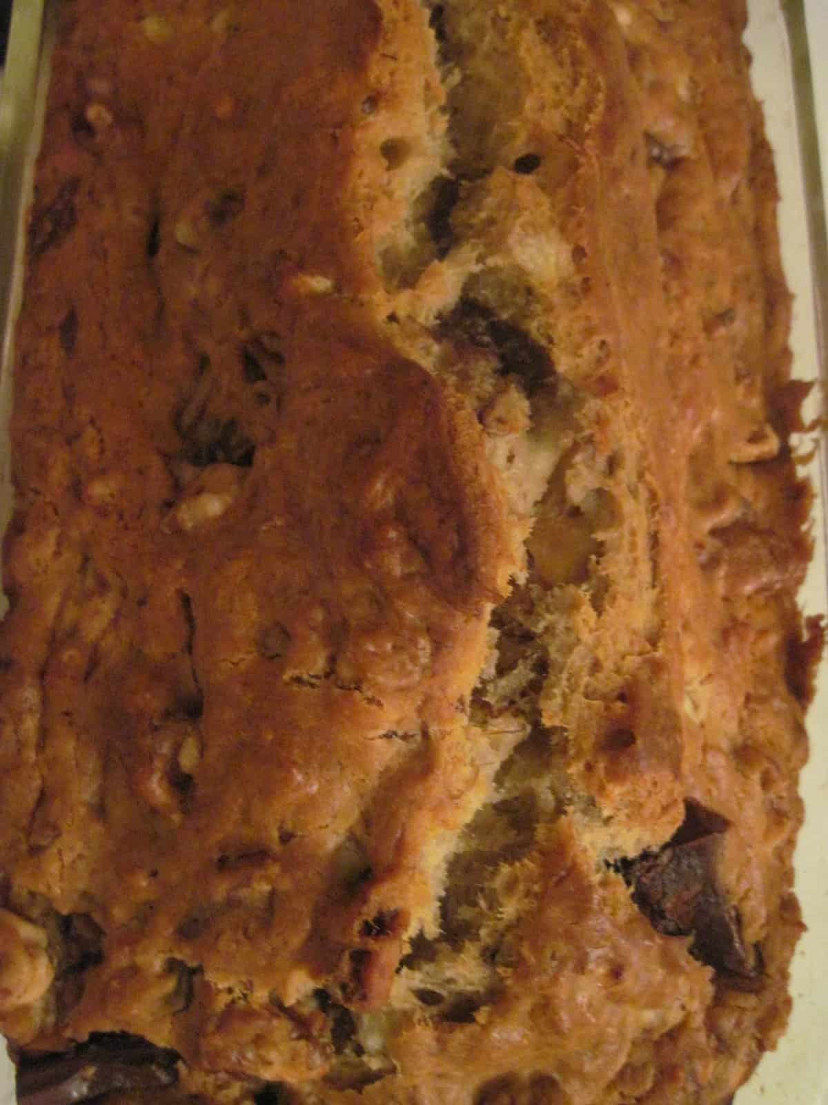 Banana Chocolate Nut Bread