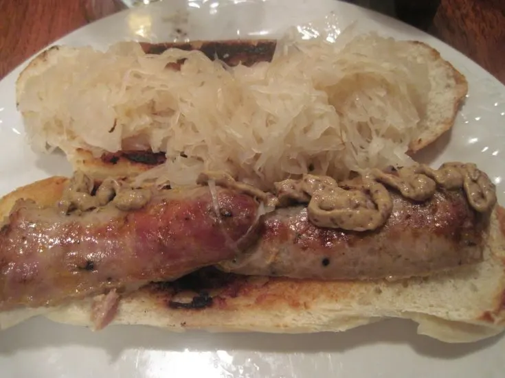 Easy Kielbasa Kraut Hoagie