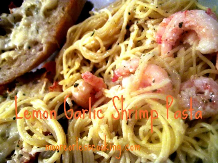 Lemon Garlic Shrimp Pasta