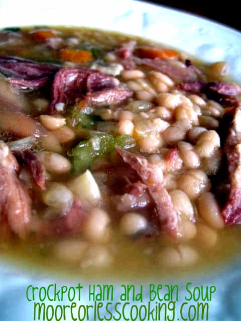 Crockpot Ham and Bean Soup