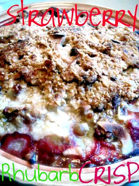 strawberry rhubarb crisp