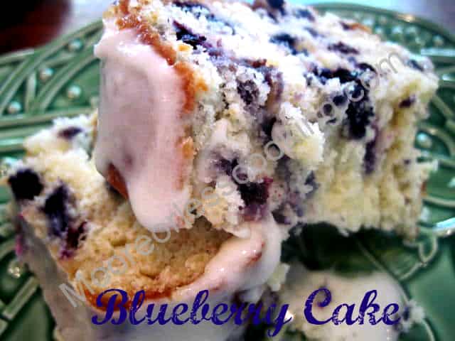Blueberry Cake & Video