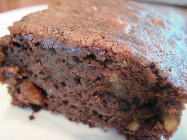 Low Fat Zucchini Brownies