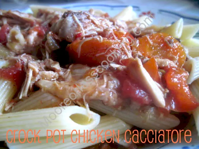 Crock Pot Chicken Cacciatore