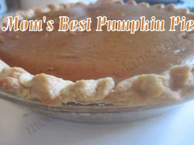 Mom's Best Pumpkin Pie