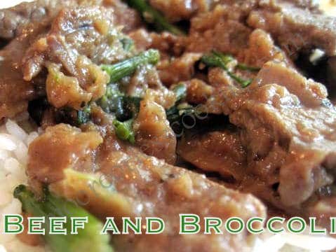 BEEF AND BROCCOLI