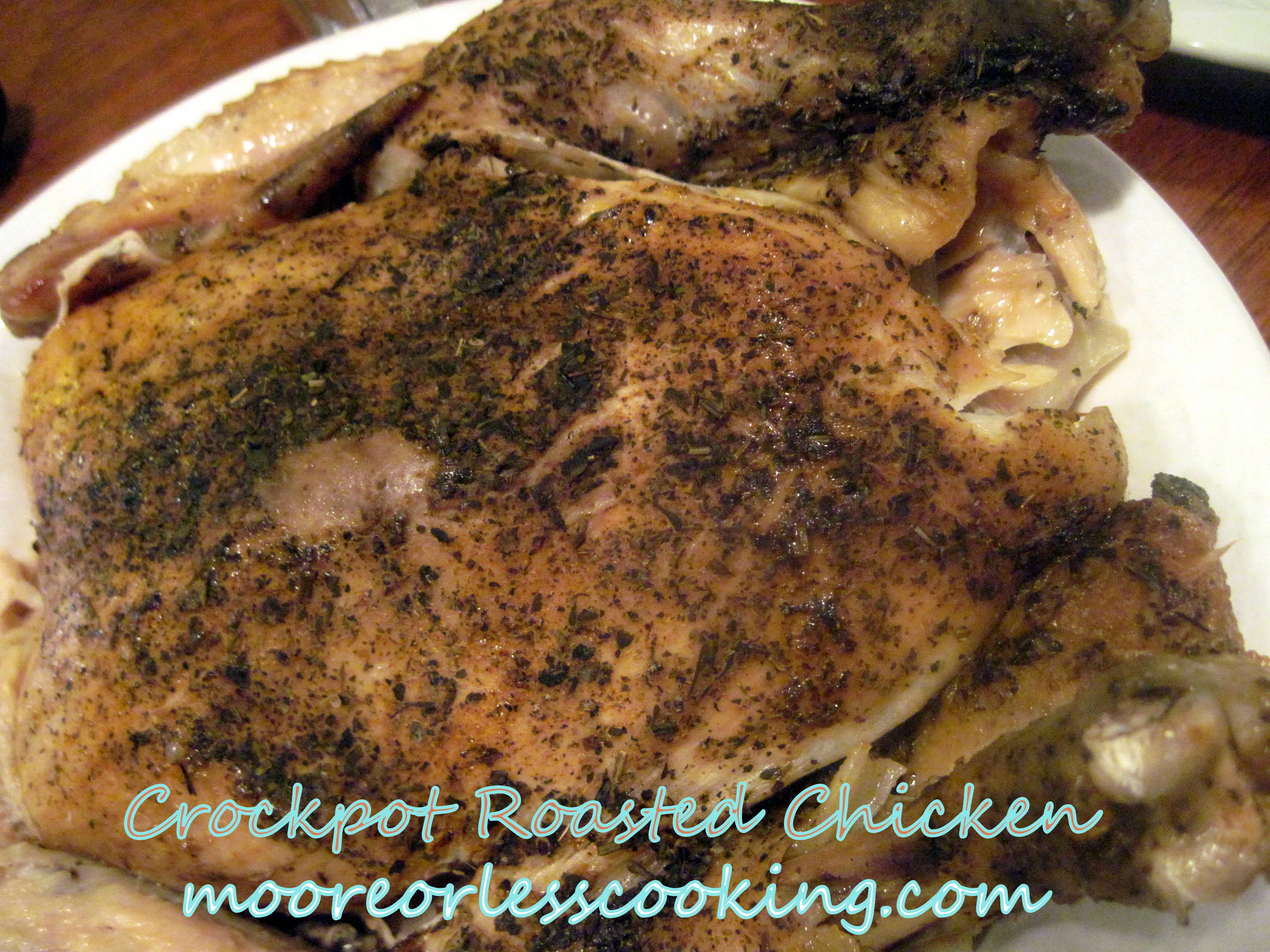 CROCKPOT ROASTED CHICKEN