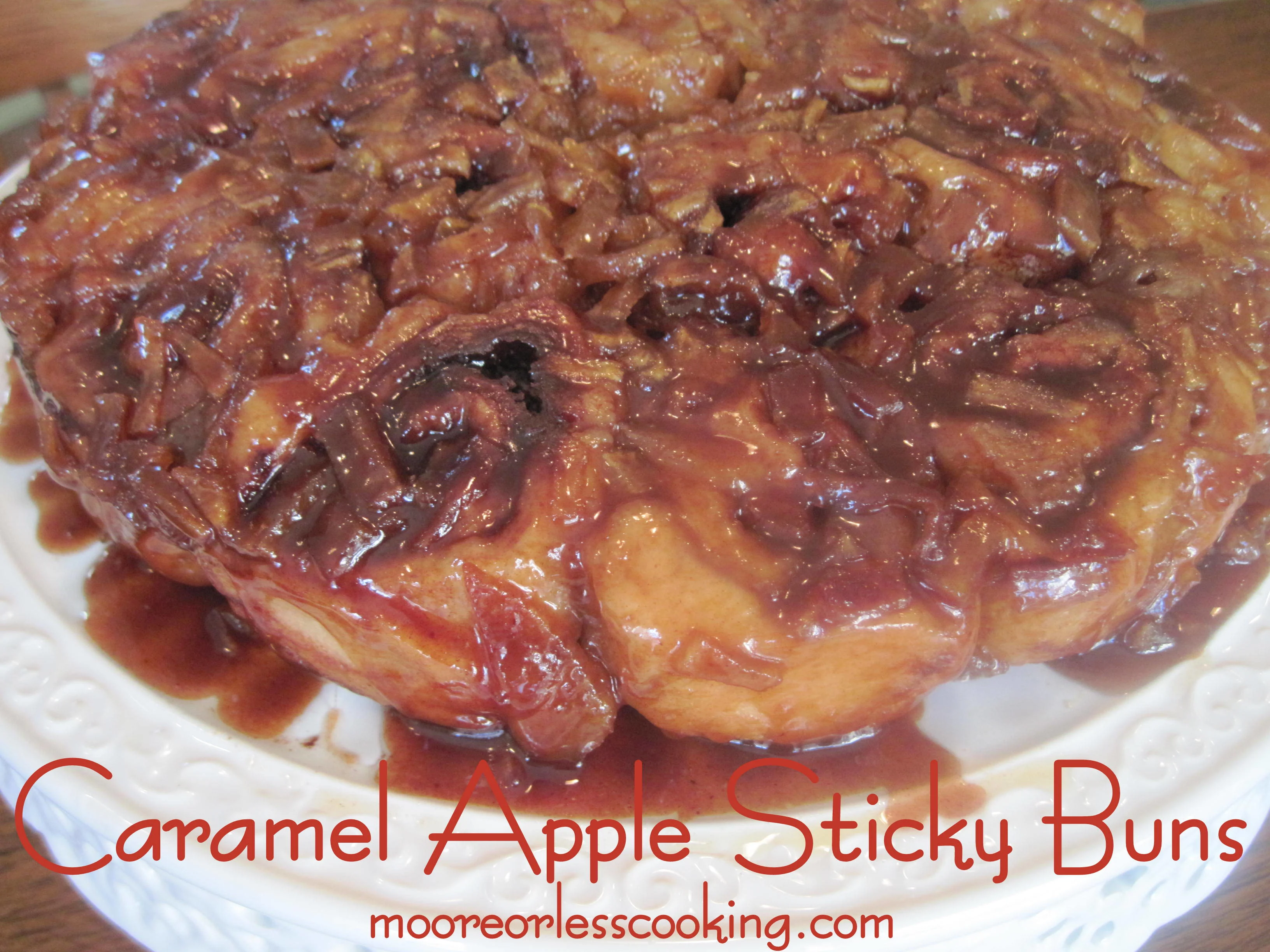 Caramel Apple Sticky Buns