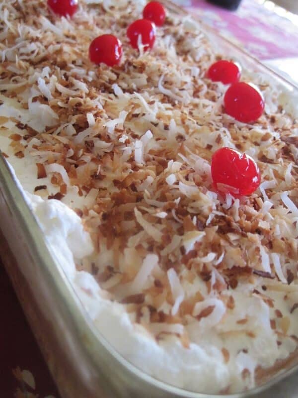 Coconut Tres Leches Cake - Moore or Less Cooking