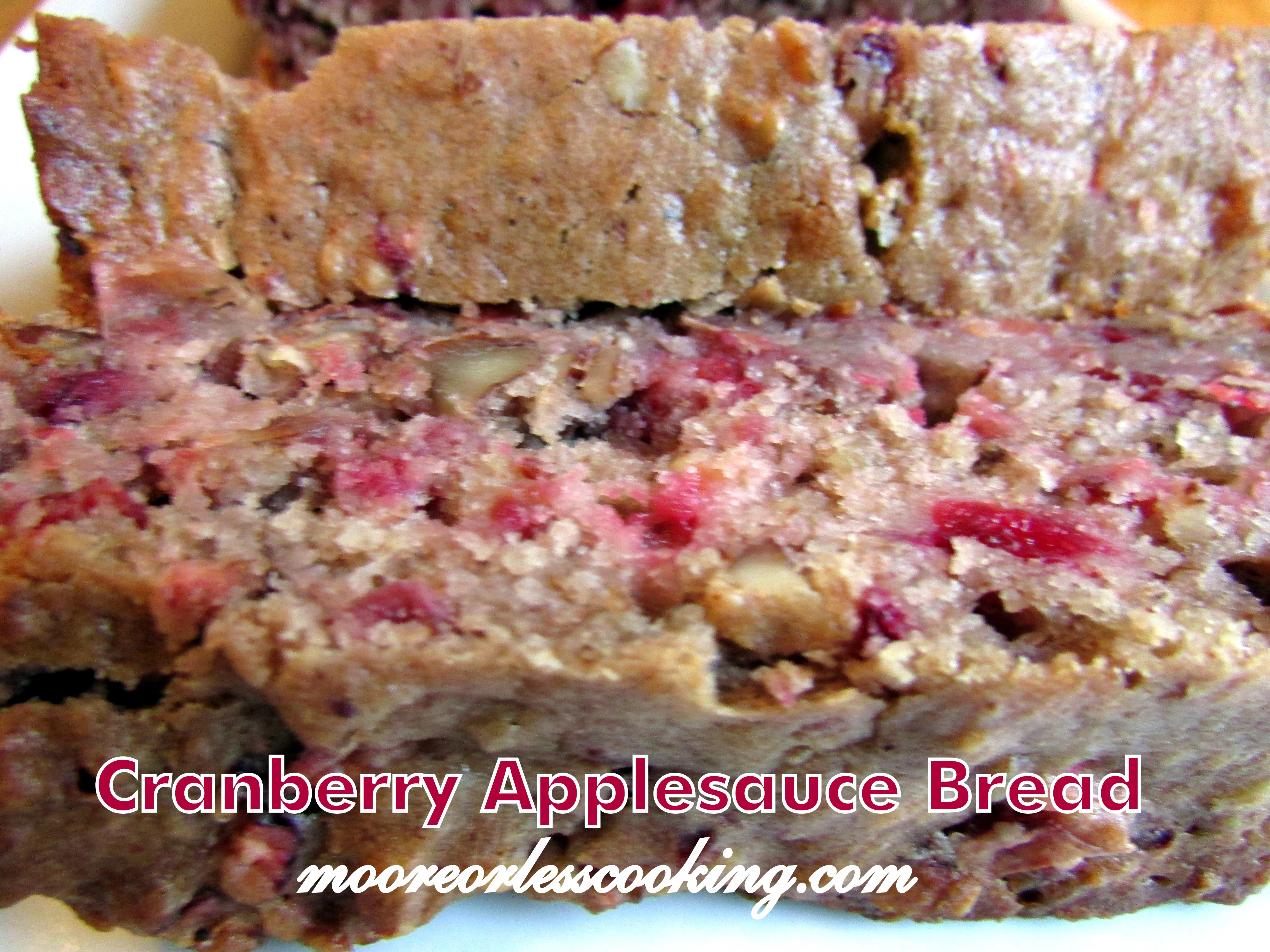 CRANBERRY APPLESAUCE BREAD