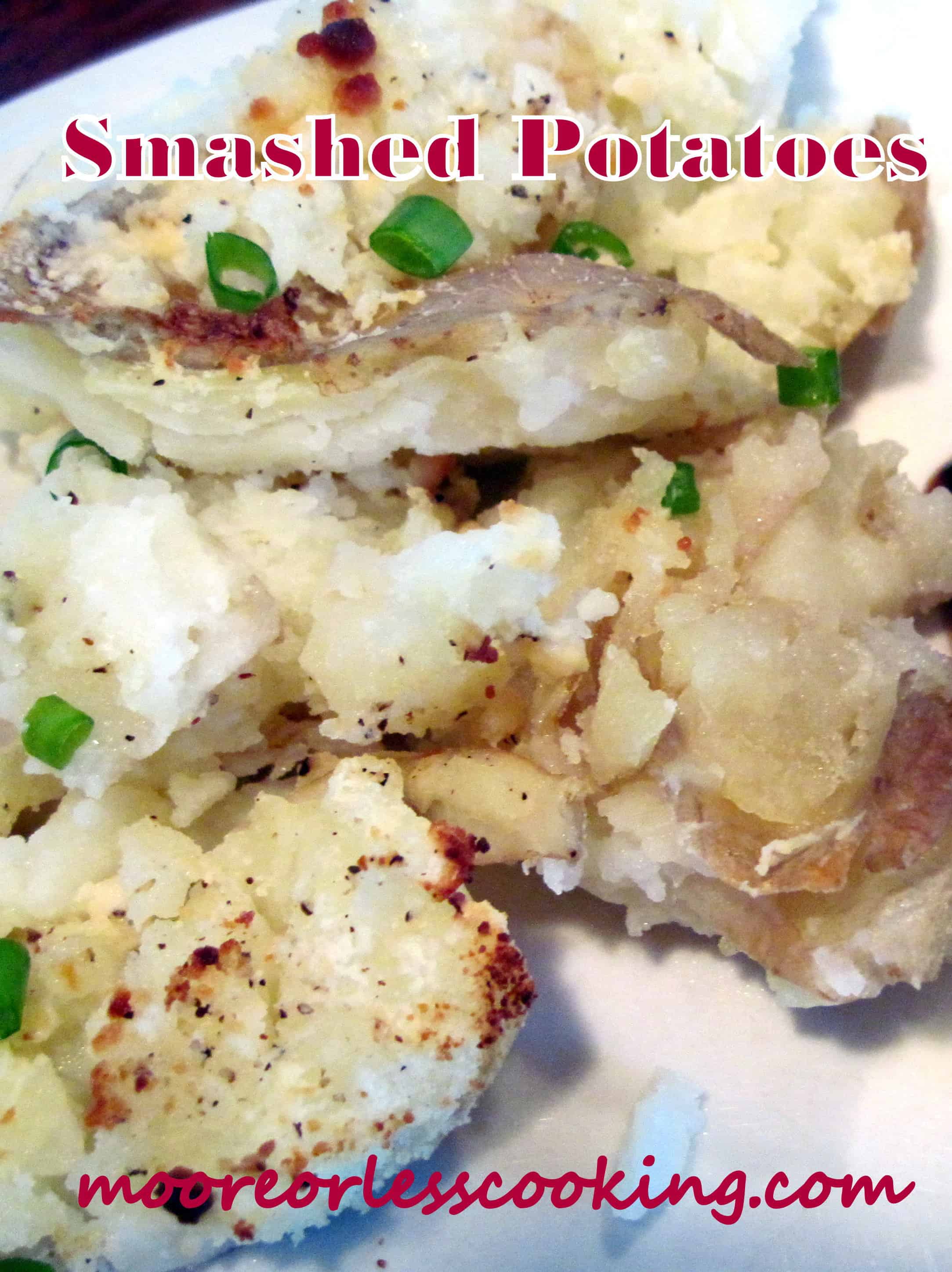 Smashed Potatoes and an Advent Wish For Karen from Baking in a Tornado Blog!!