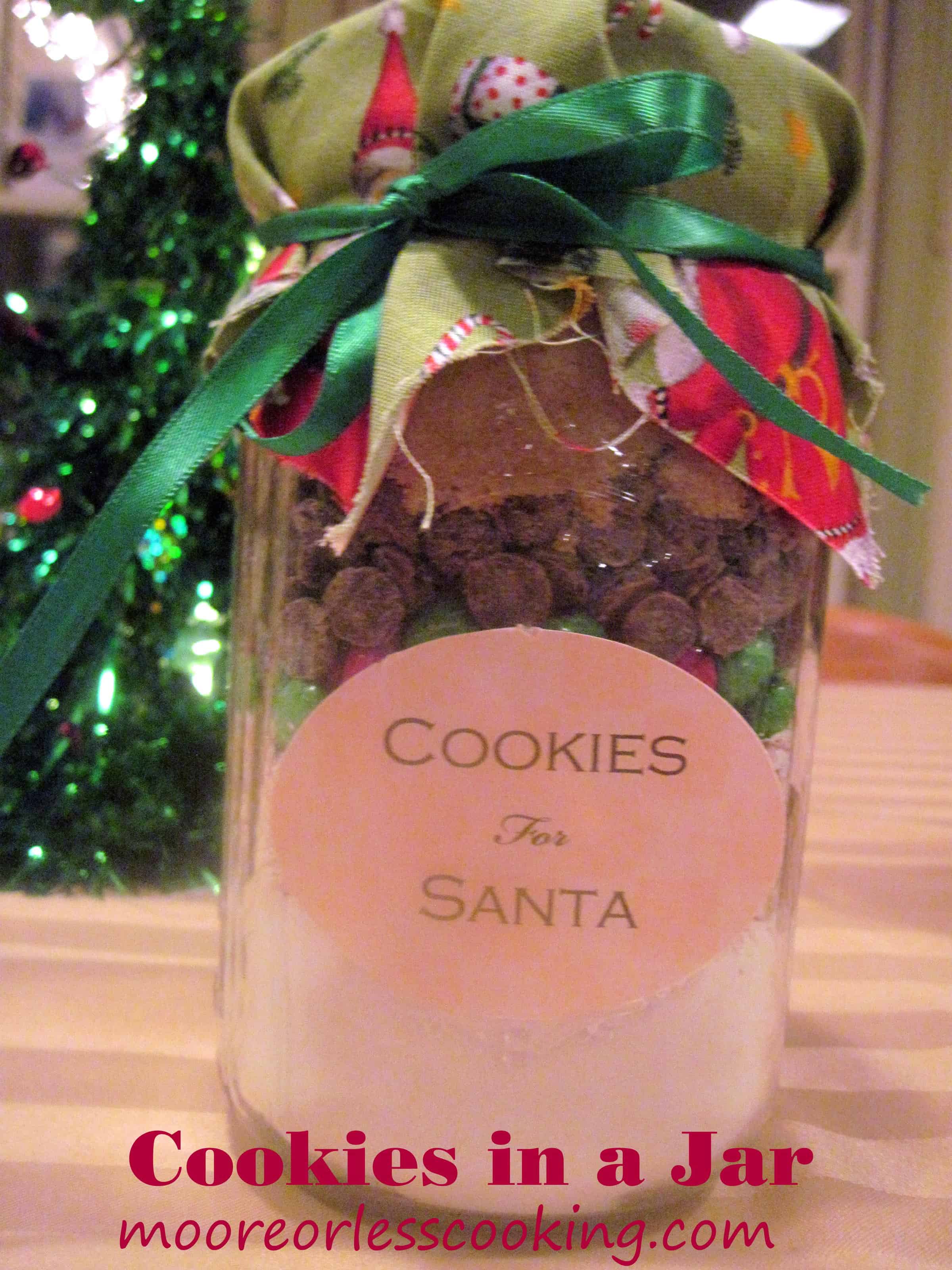 Christmas Cookies in a Jar
