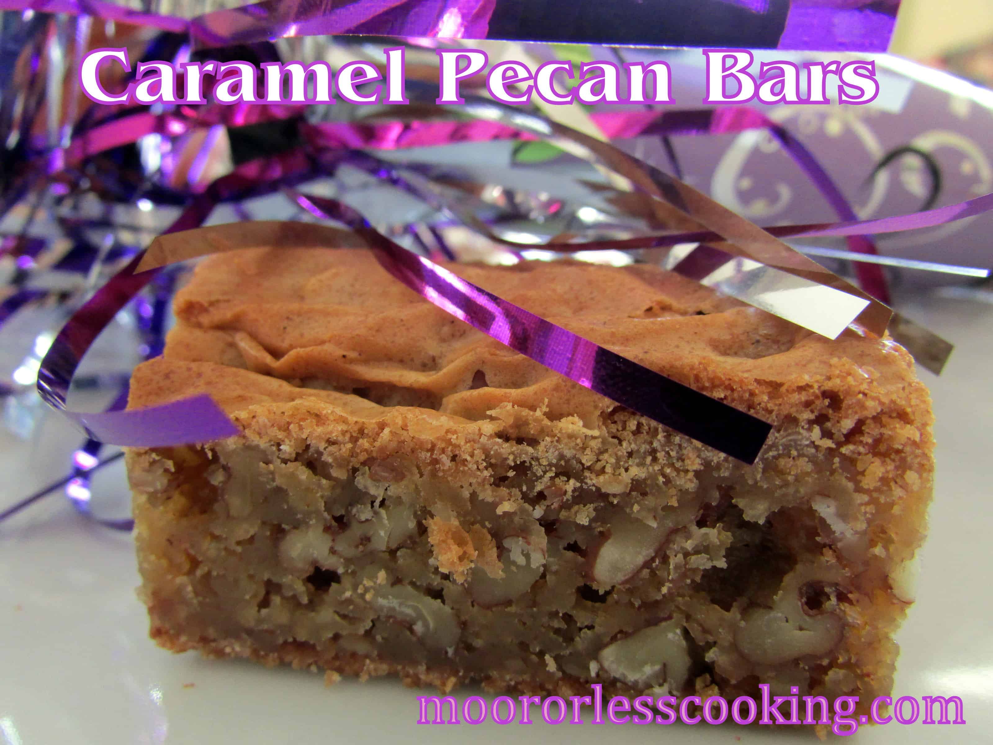 CARAMEL PECAN BARS