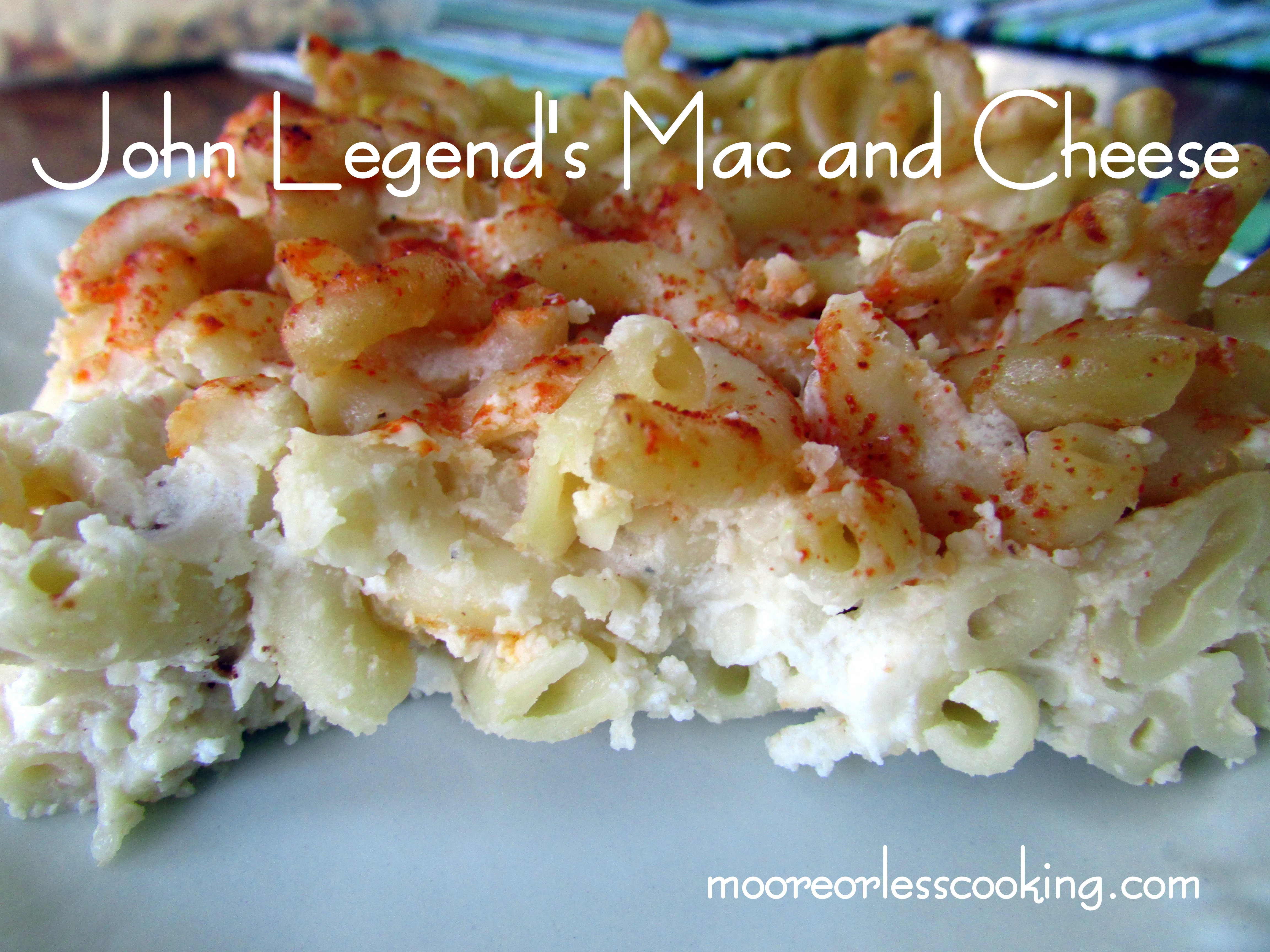 John Legend's Mac and Cheese