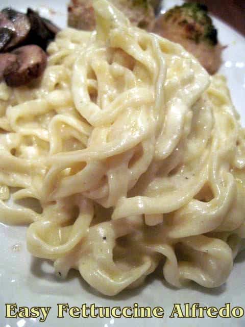 Easy Fettuccine Alfredo