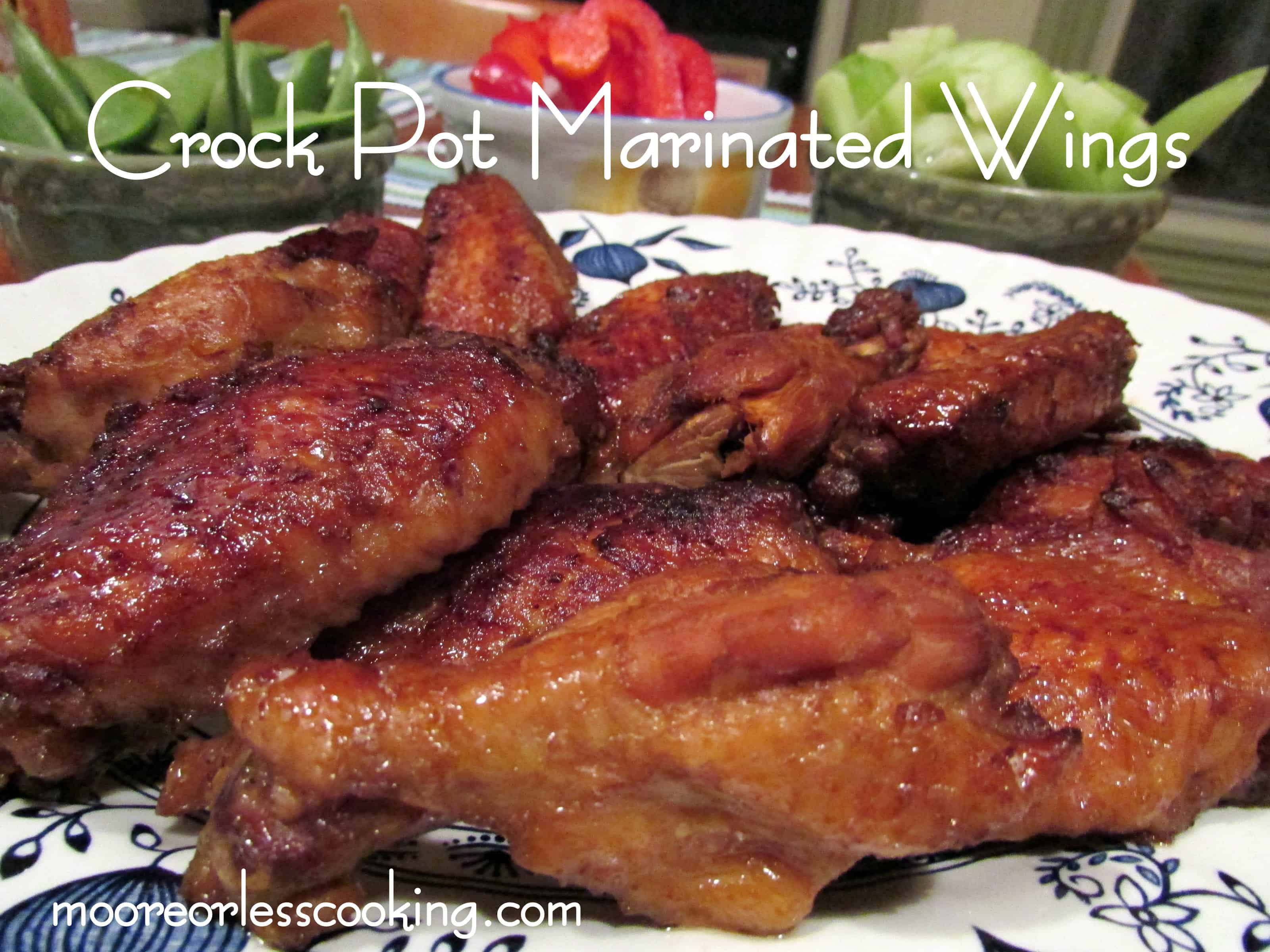 Crock Pot Marinated Chicken Wings