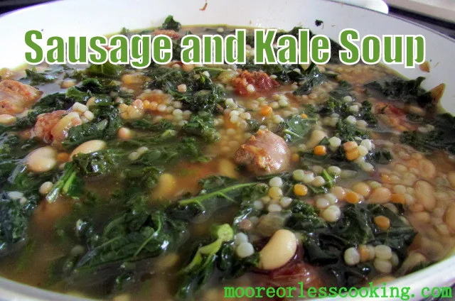 KALE, SAUSAGE AND WHITE BEAN SOUP