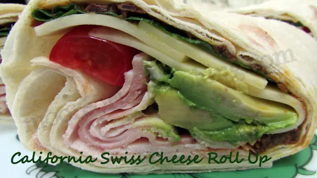 California Swiss Cheese Roll Up