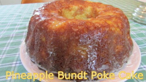 Pineapple Upside Down Bundt Cake Recipe