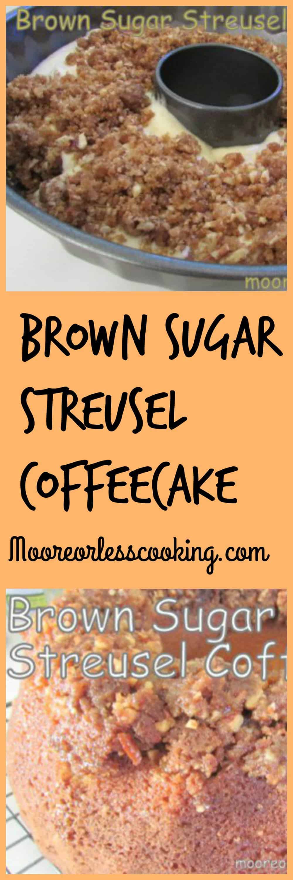 Brown Sugar Streusel Coffee Cake