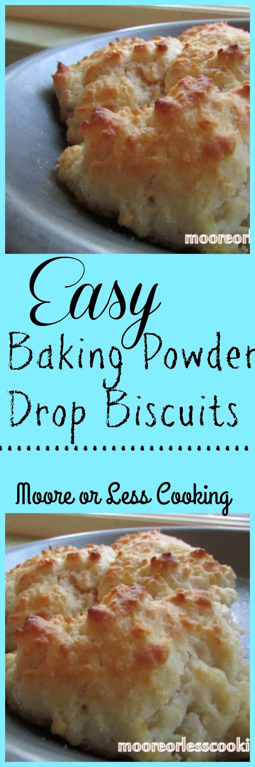 Baking Powder Drop Biscuits