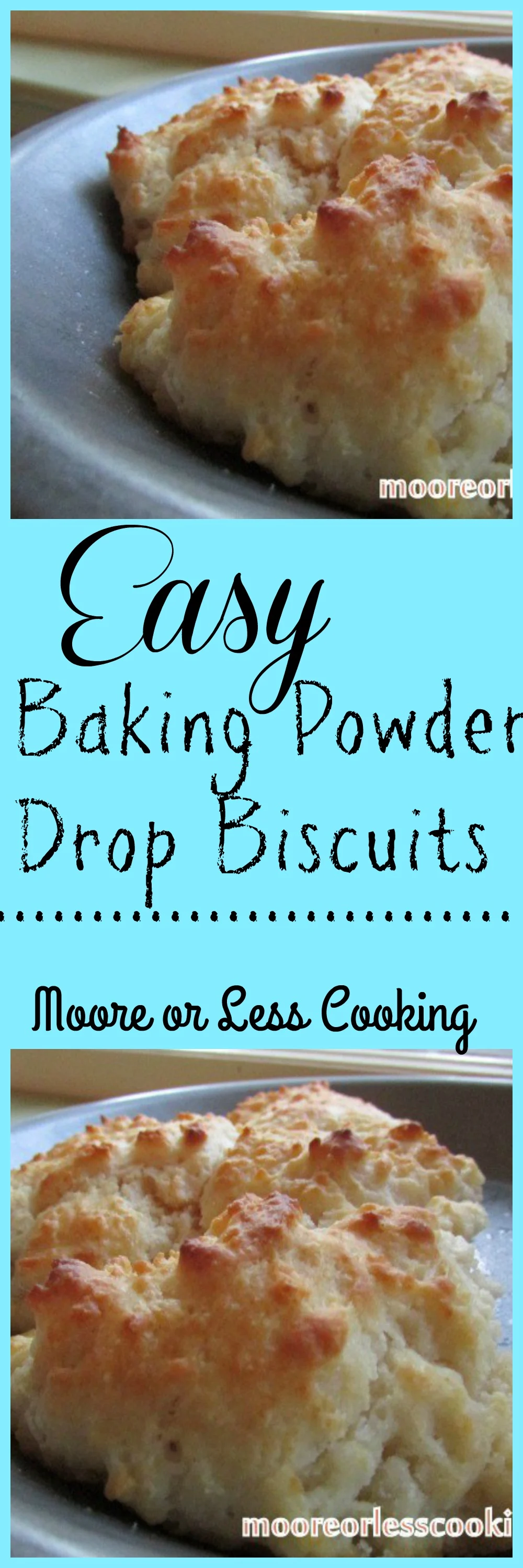 Baking Powder Drop Biscuits
