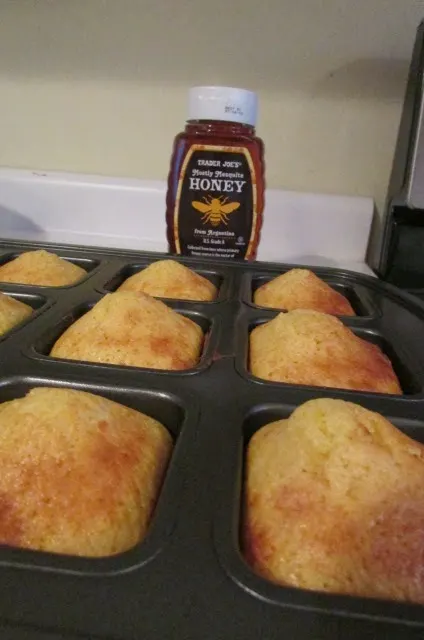 Honey Cornbread Muffins