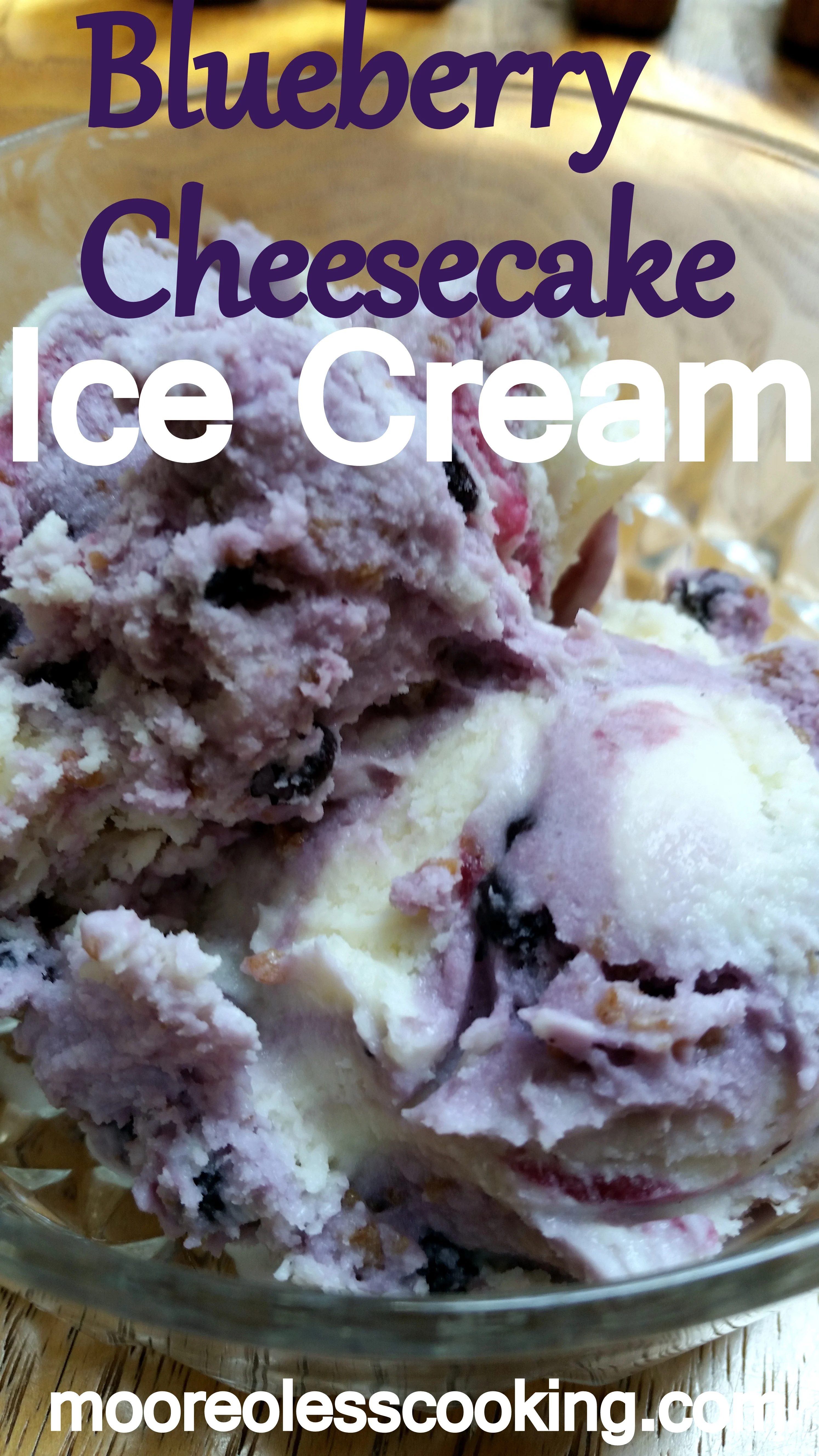 Blueberry Cheesecake Ice Cream