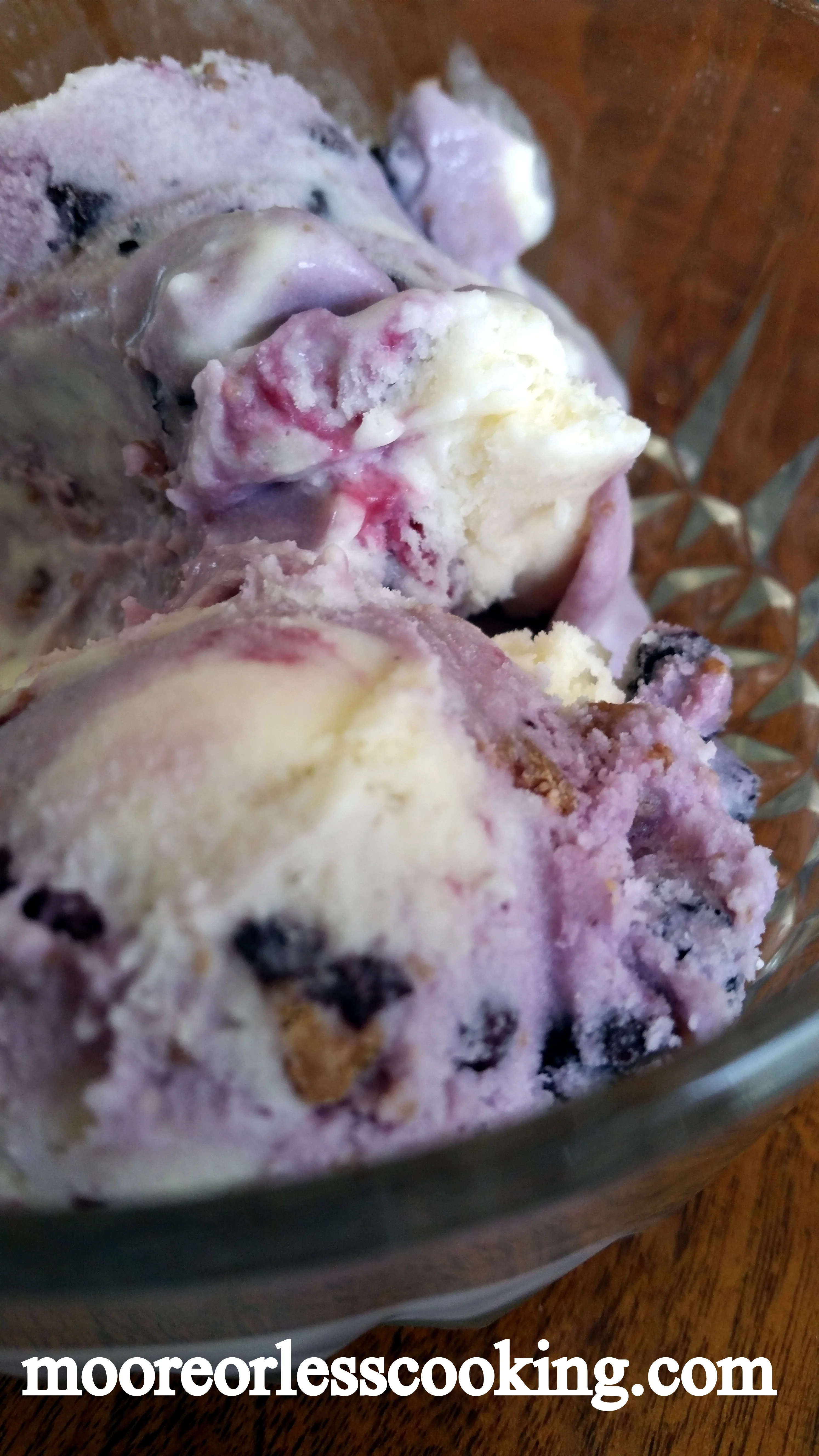 Blueberry Cheesecake Ice Cream