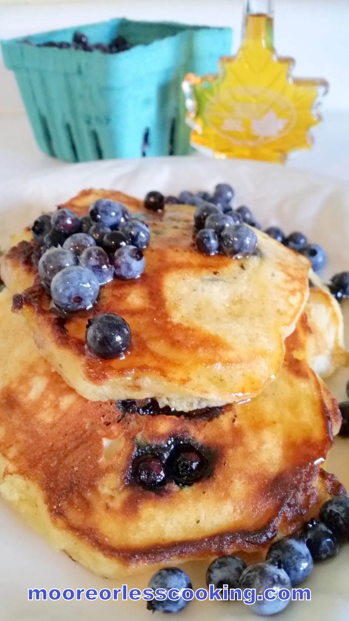 Blueberry Yogurt Pancakes