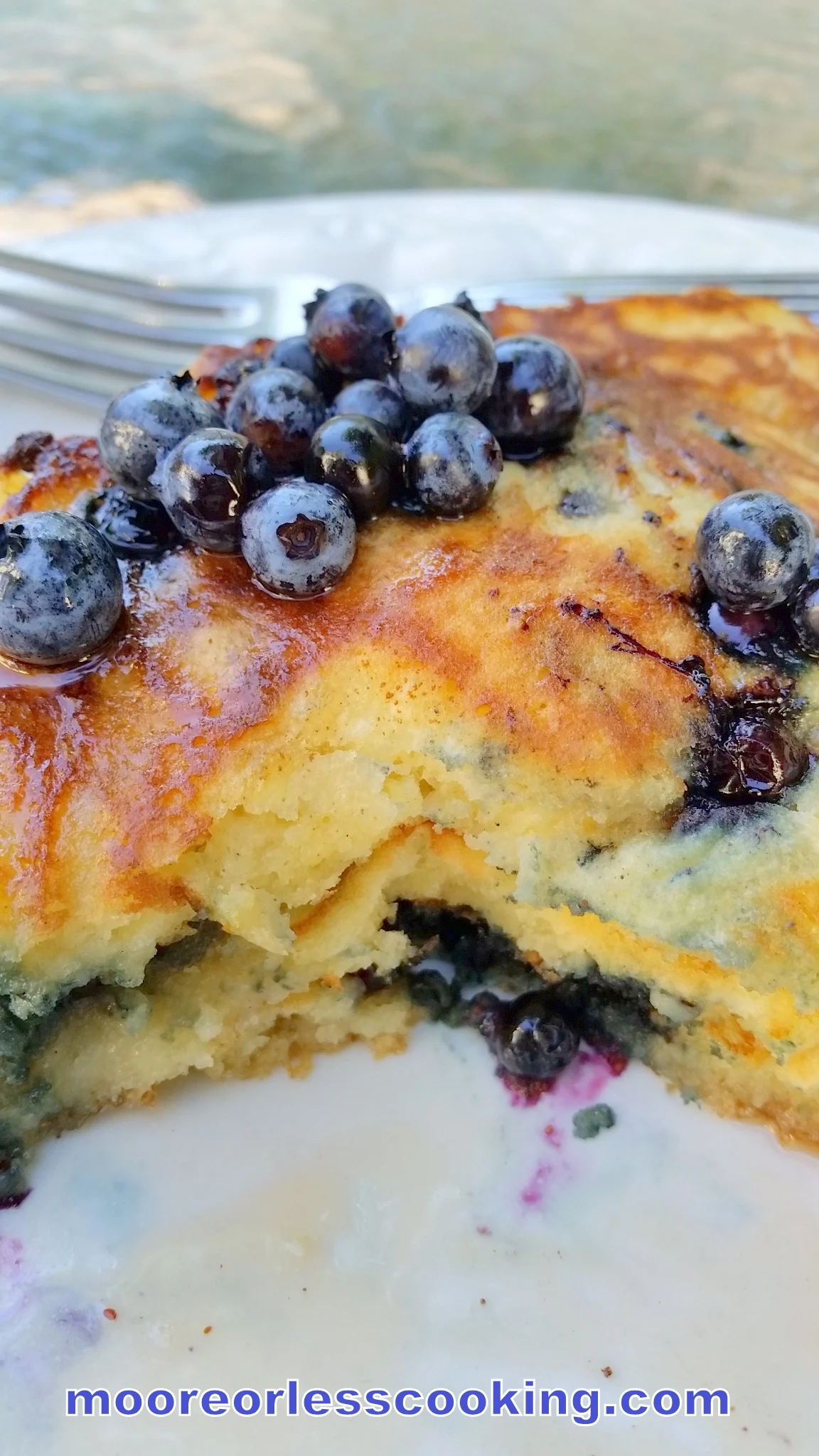 Blueberry Yogurt Pancakes