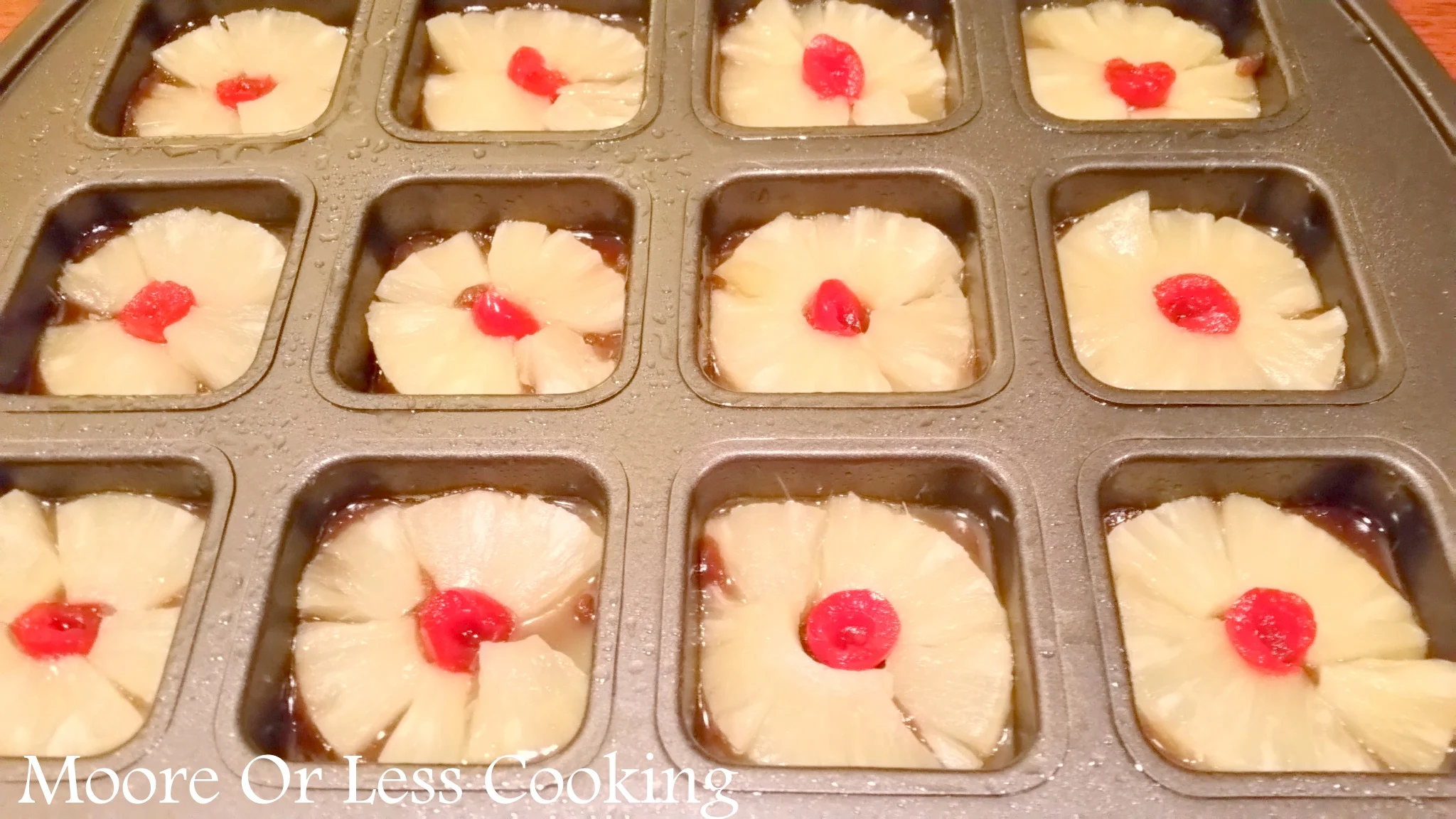 Pineapple Upside-Down Cupcakes