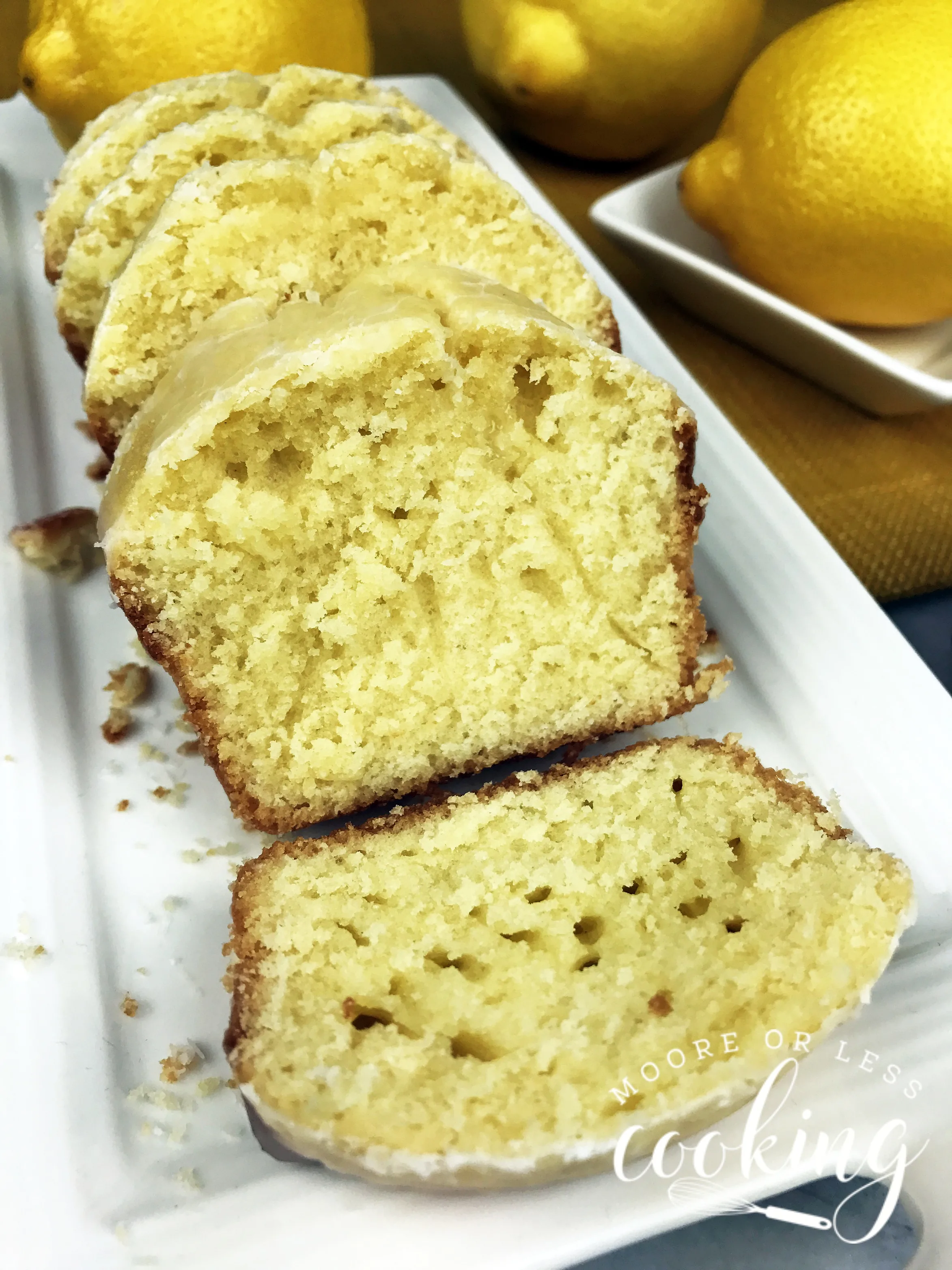 Mini Iced Lemon Pound Cake Loaves - Lovely Little Kitchen