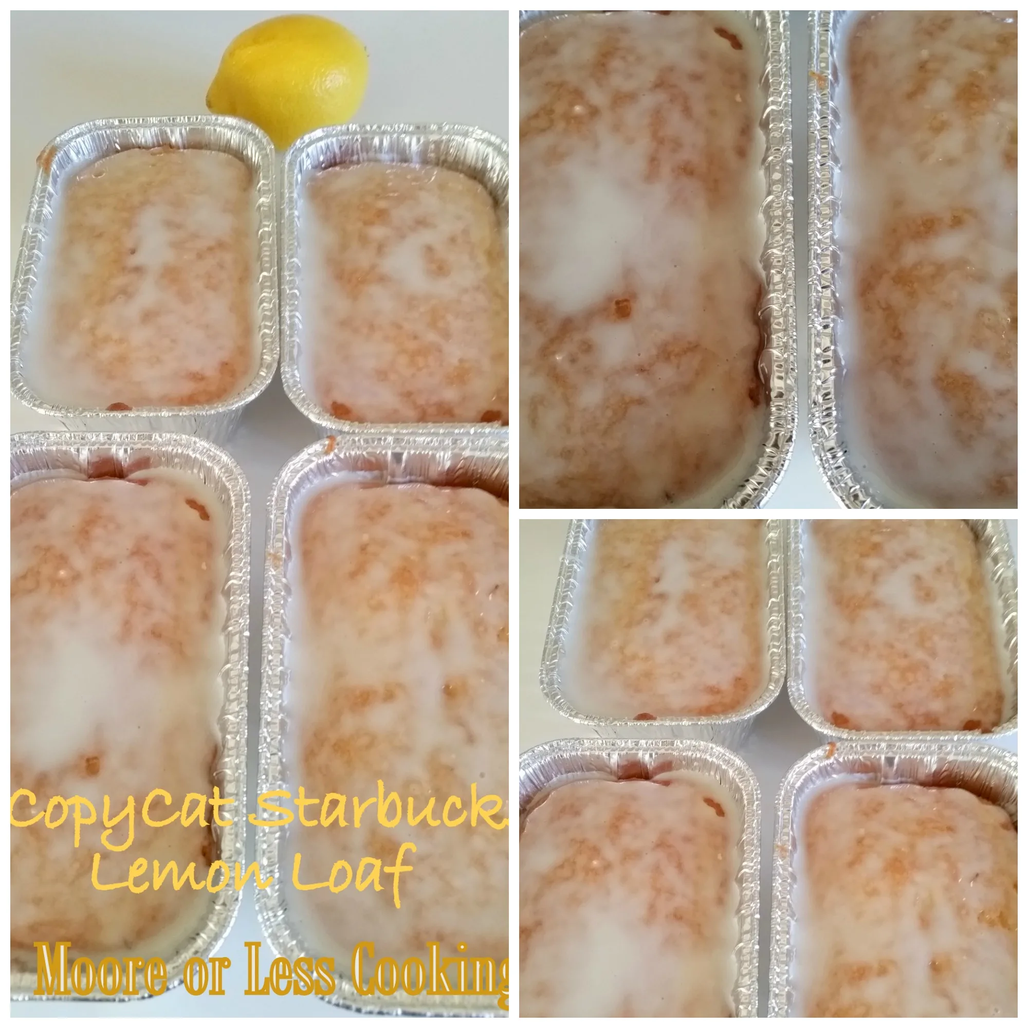 CopyCat Starbucks Mini Lemon Loaves