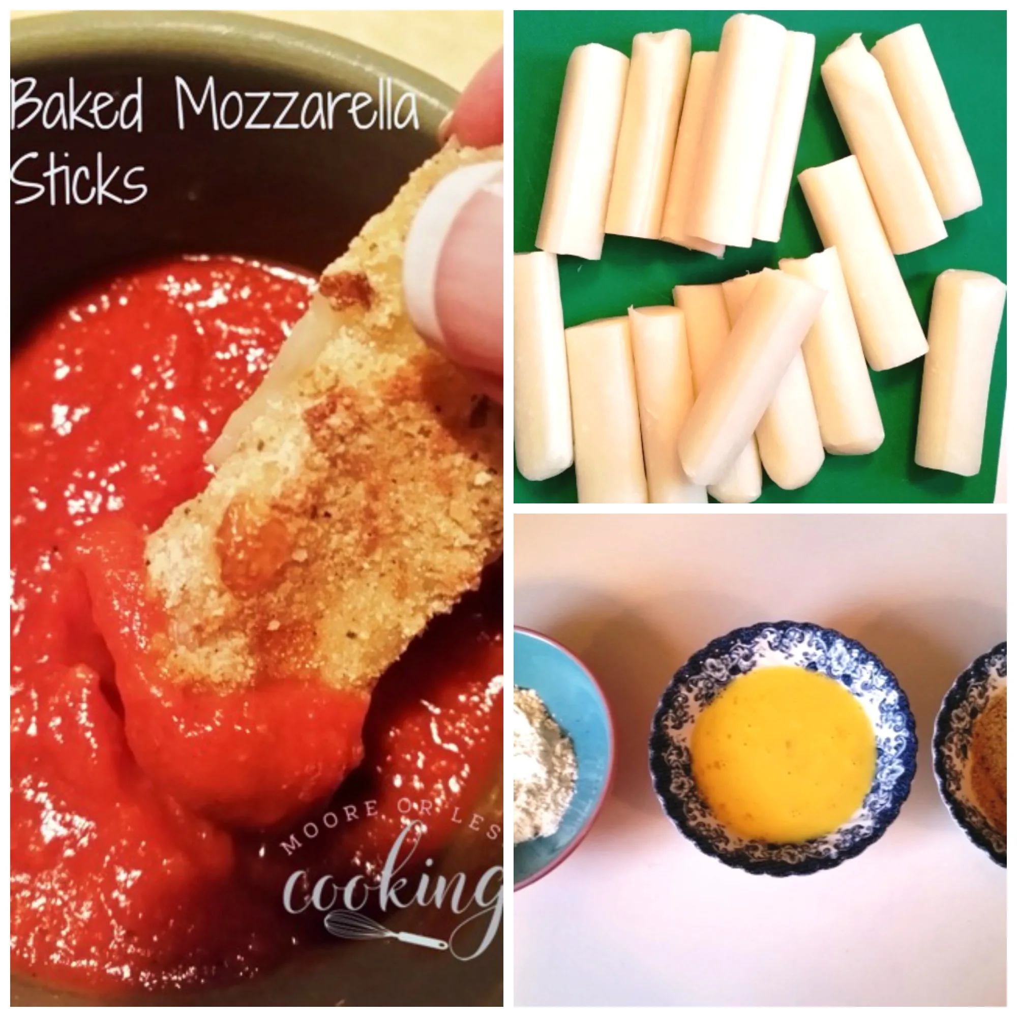Baked Mozzarella Sticks