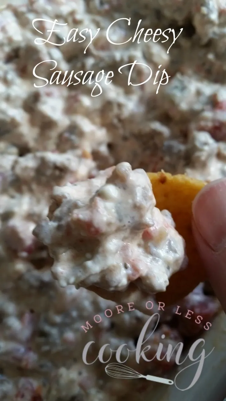 EASY CHEESY SAUSAGE DIP
