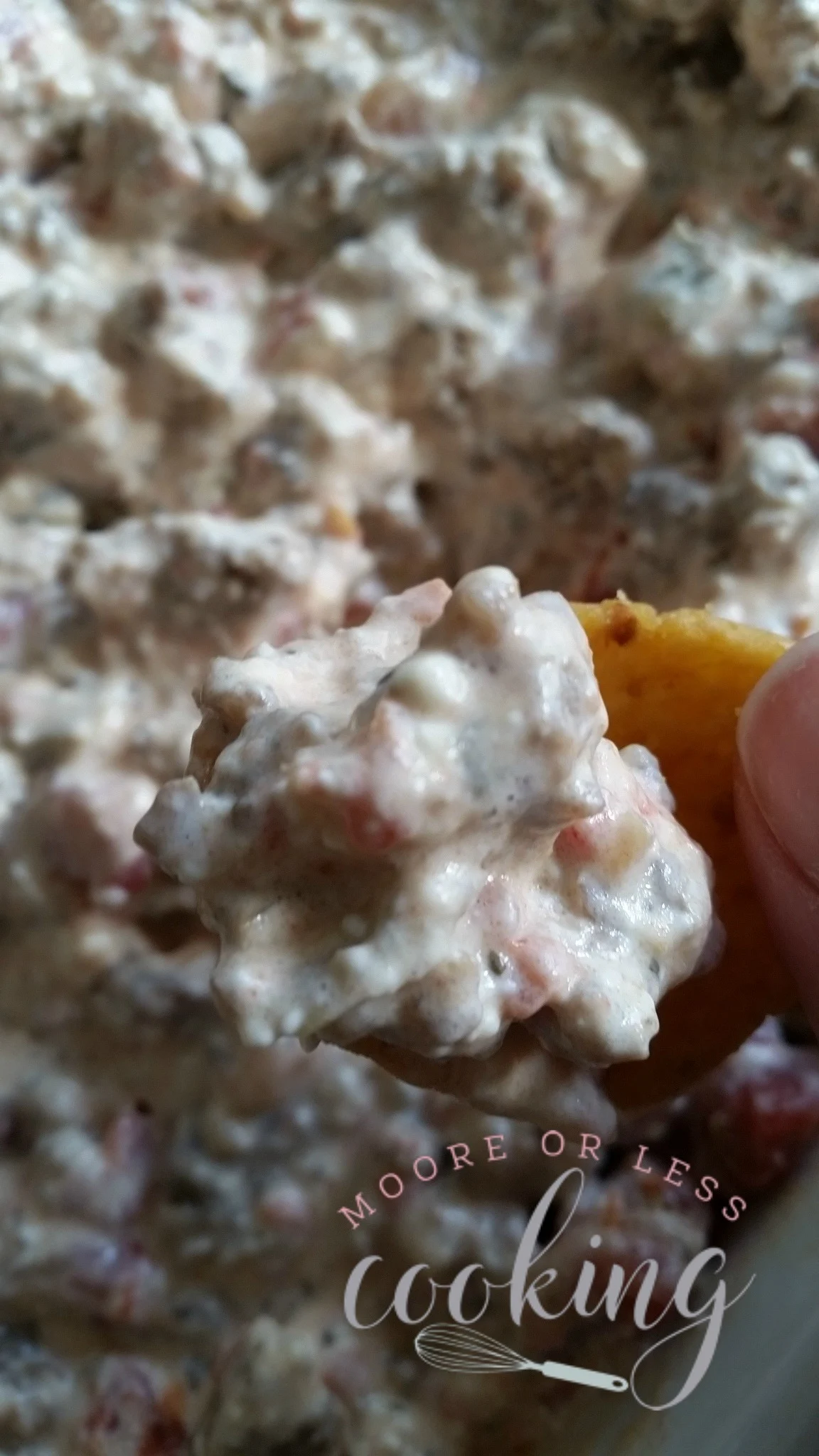 Easy Cheesy Sausage Dip