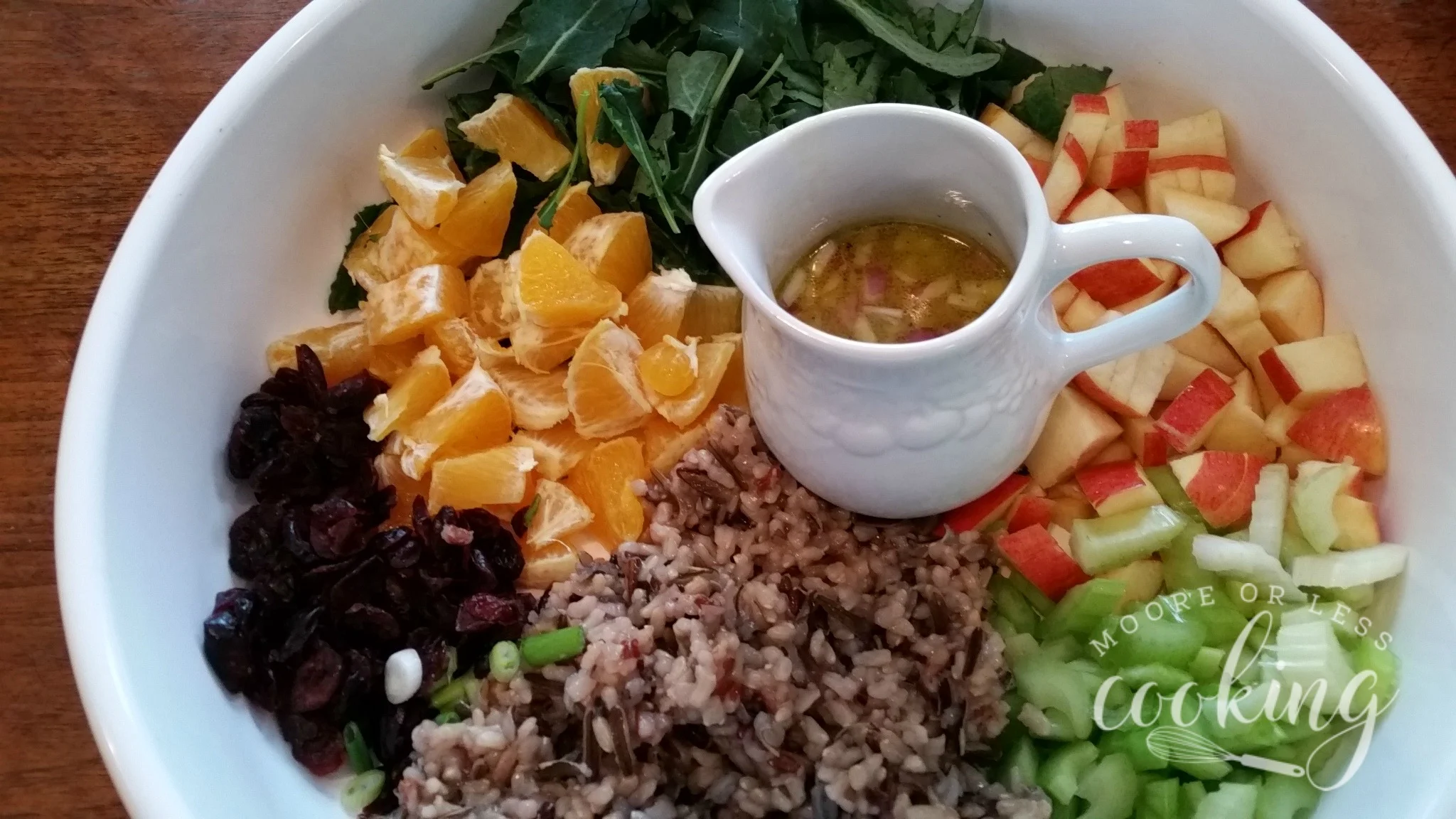 Winter Kale and Wild Rice Salad #SundaySupper