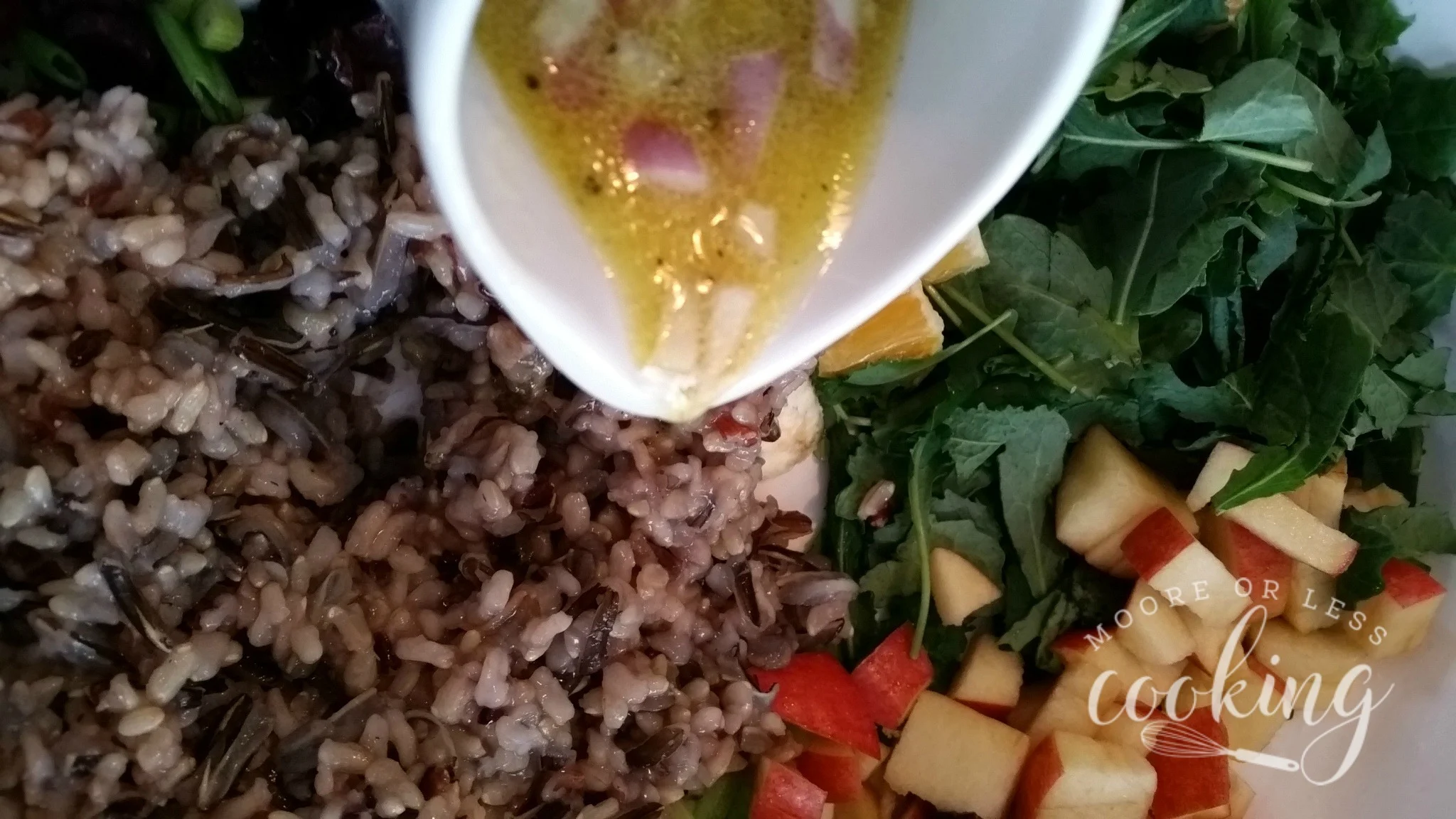 WINTER KALE AND WILD RICE SALAD