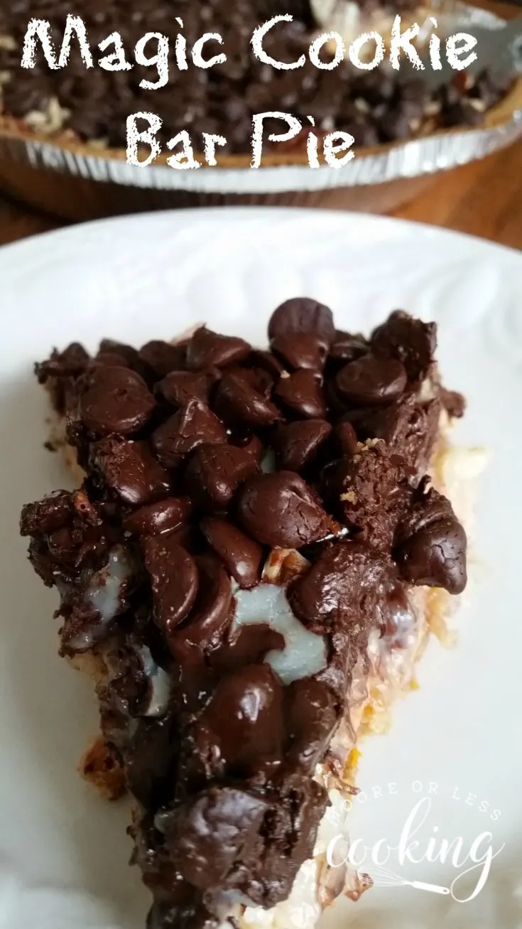 Magic Cookie Bar Pie #SundaySupper