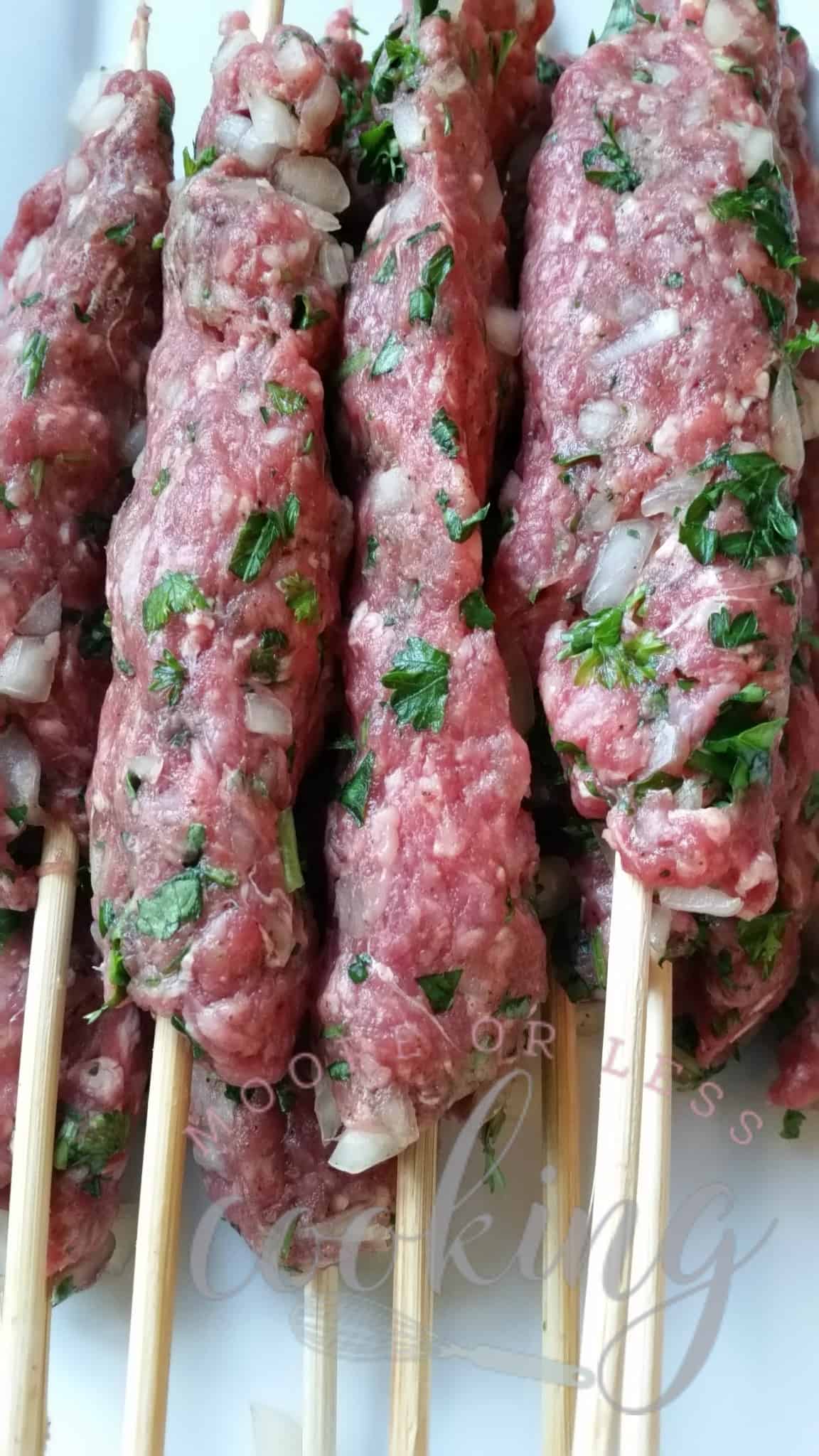 Grilled Kafta Kebabs and a Cookbook Review - Moore or Less Cooking