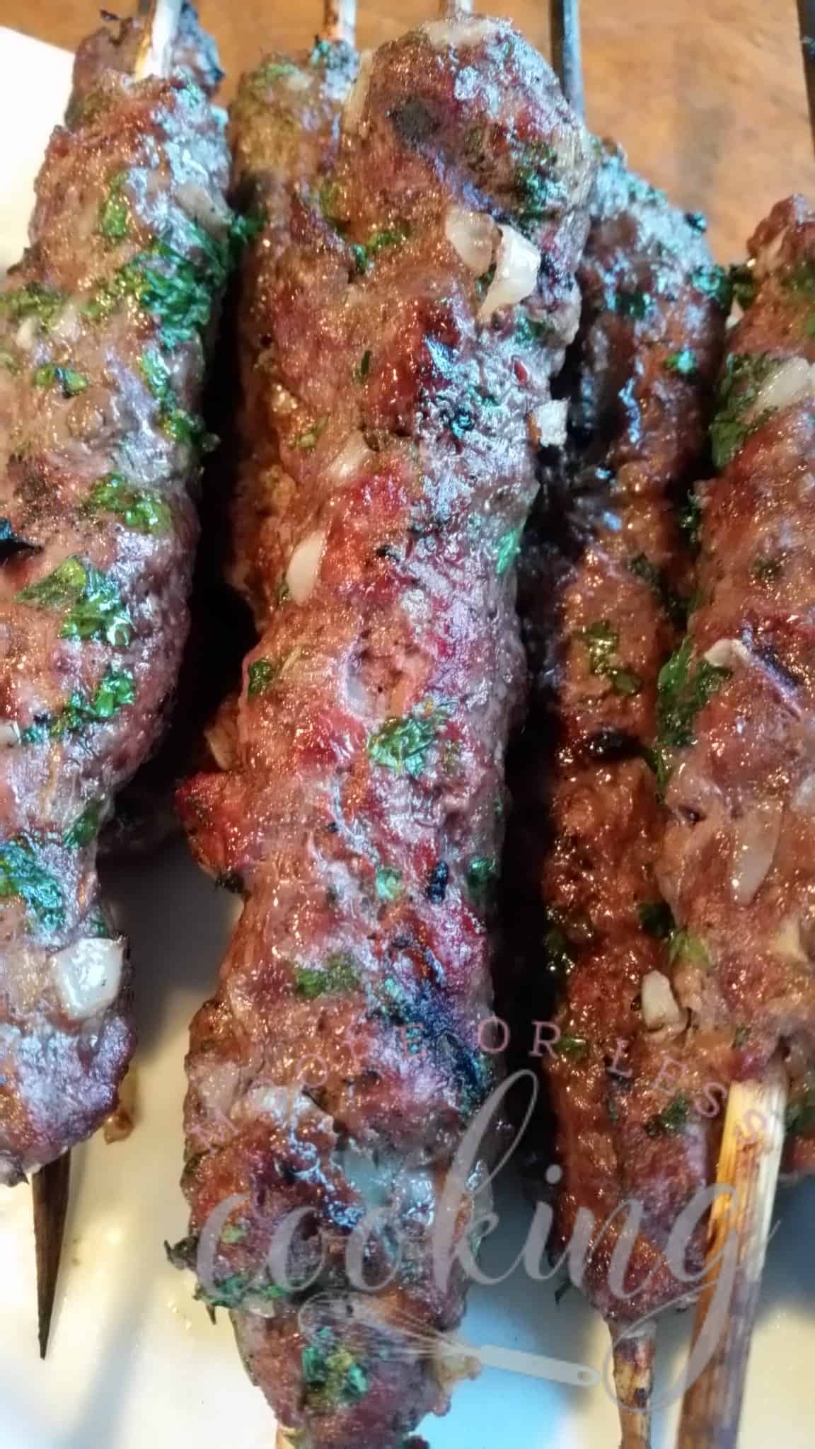 Grilled Kafta Kebabs and a Cookbook Review - Moore or Less Cooking