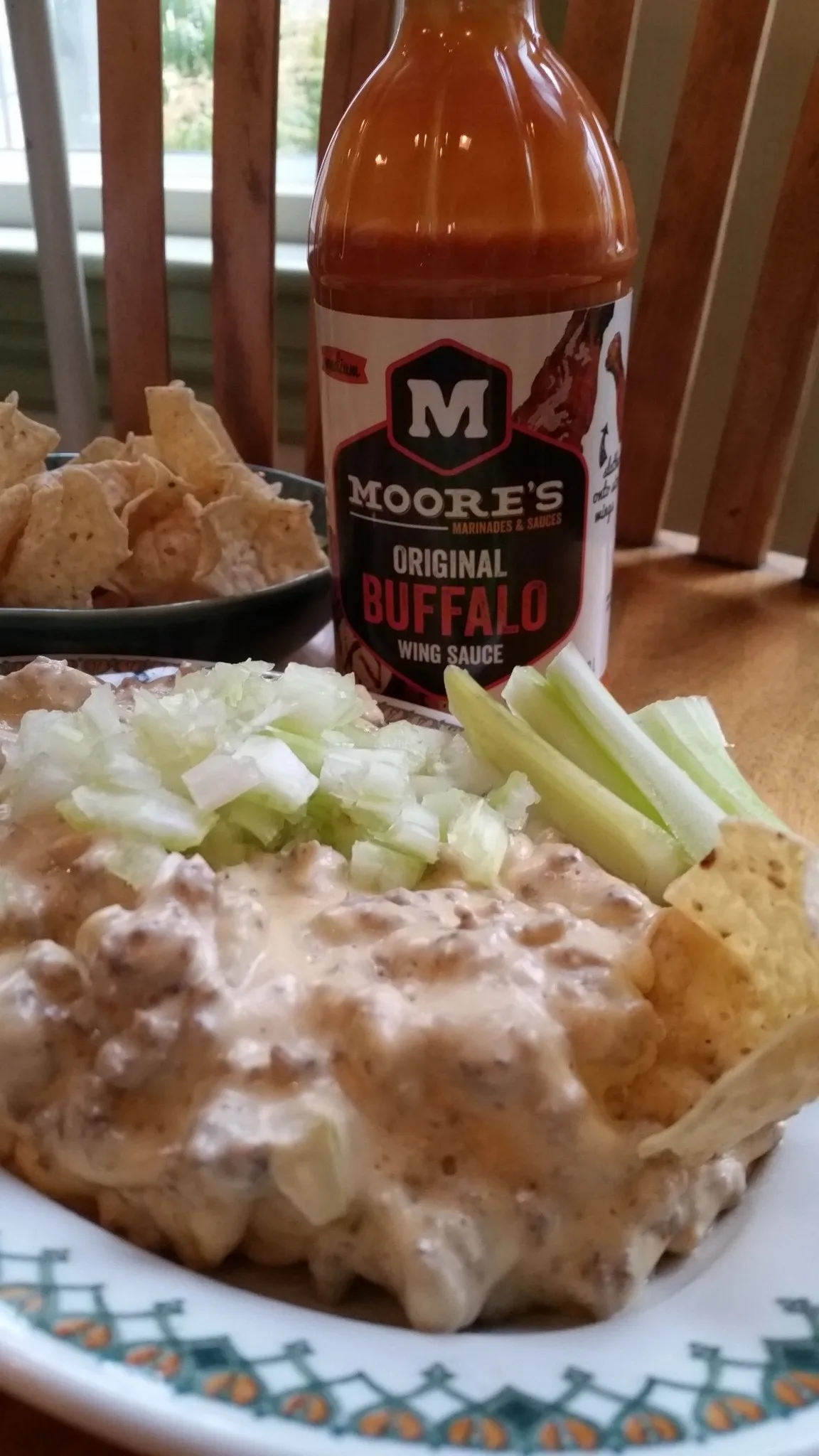 Buffalo Sausage Cheese Dip