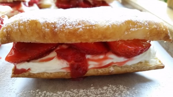 Strawberry Cheesecake Puffs & Video - Moore or Less Cooking
