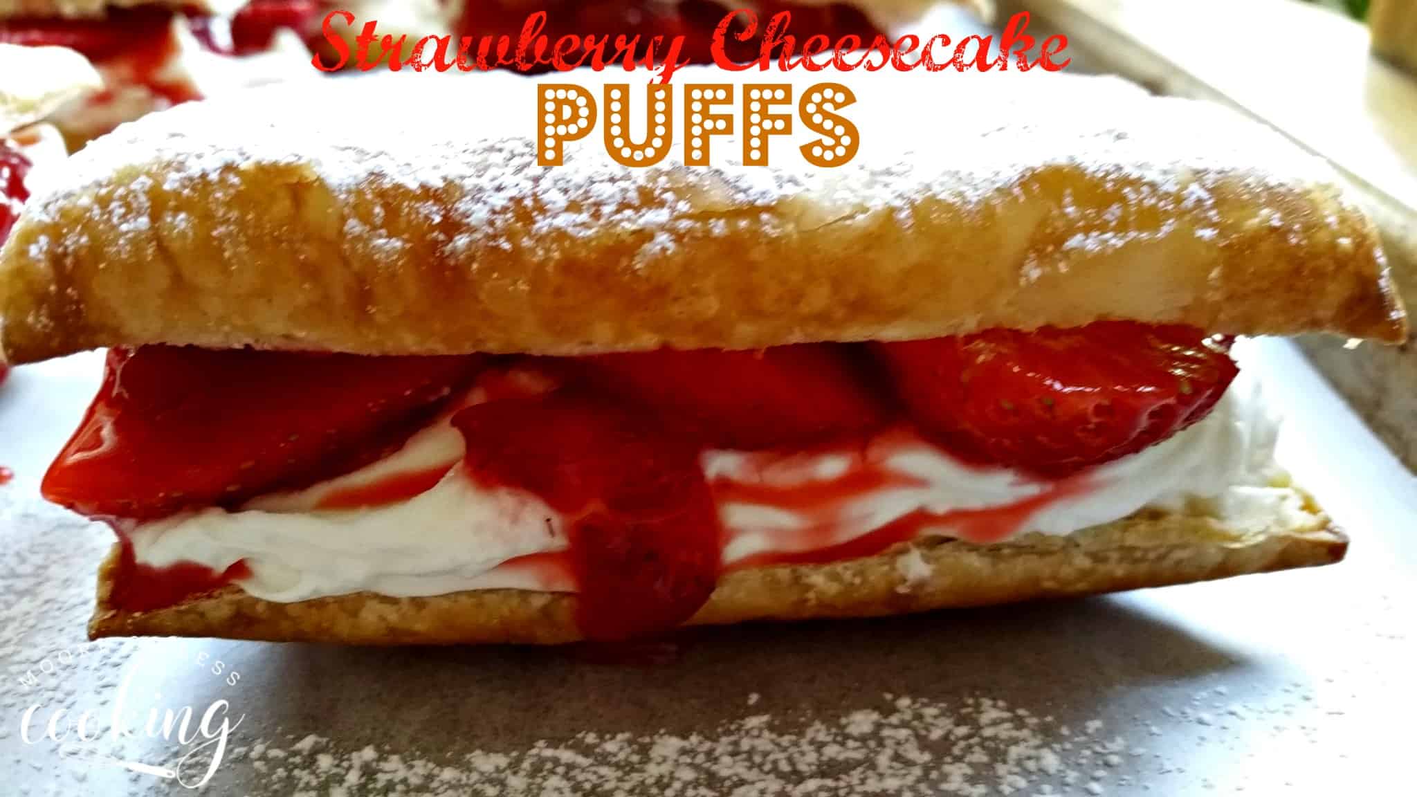 Strawberry Cheesecake Puffs