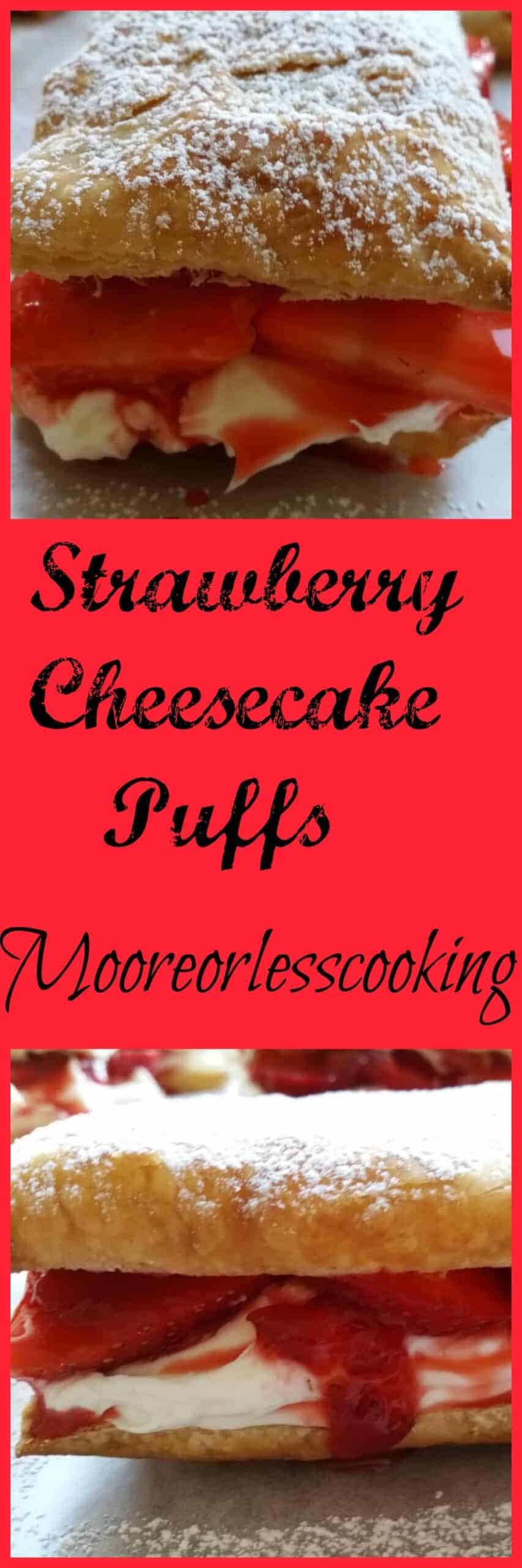 Strawberry Cheesecake Puffs