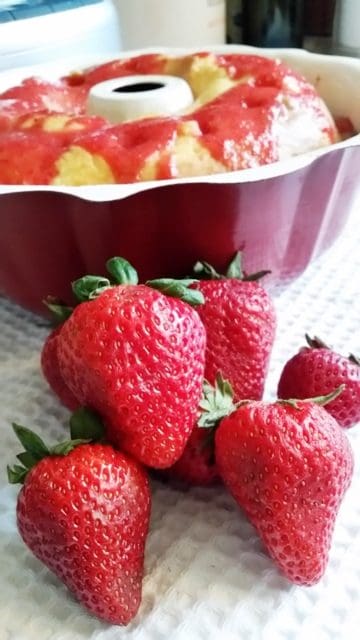 Strawberry Shortcake Poke Cake