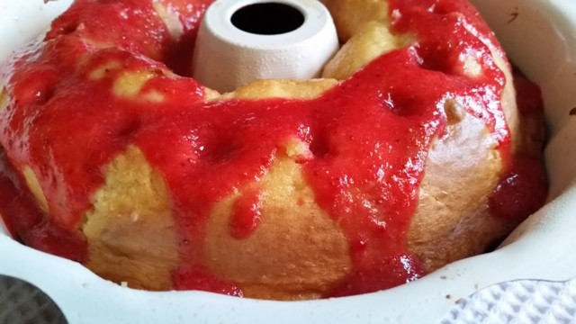 Strawberry Shortcake Poke Cake