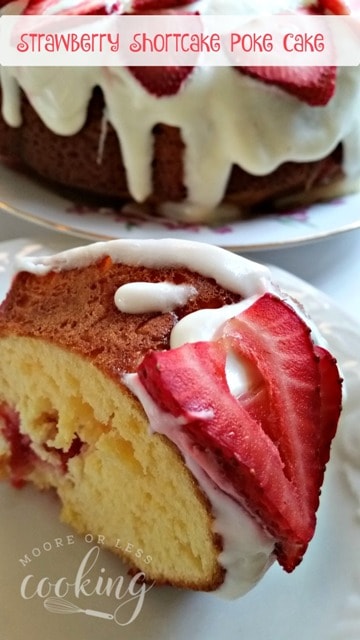 Strawberry Shortcake Poke Cake