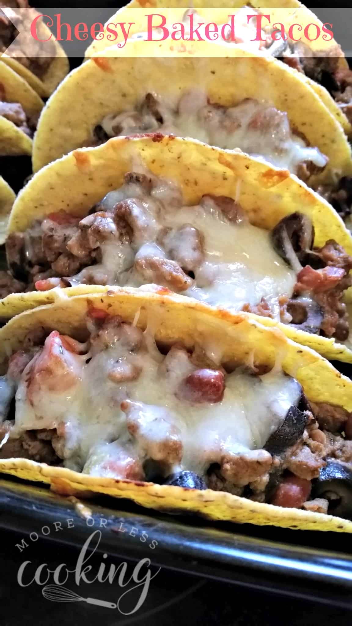 Cheesy Baked Tacos